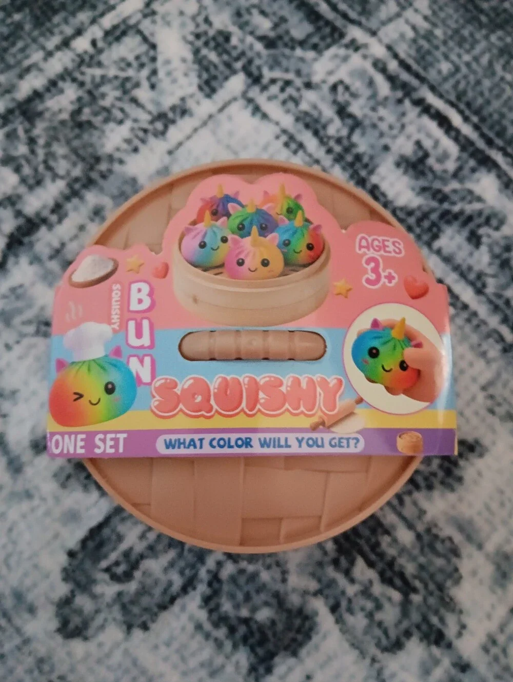 Rainbow Unicorn Dumpling Toy - Multicolor